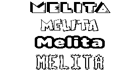 Coloriage Melita