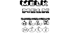 Coloriage Melk