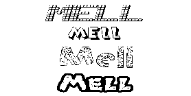 Coloriage Mell