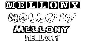 Coloriage Mellony