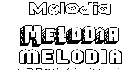 Coloriage Melodia