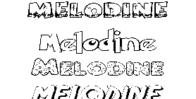 Coloriage Melodine