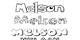 Coloriage Melson