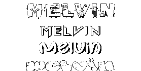Coloriage Melvin