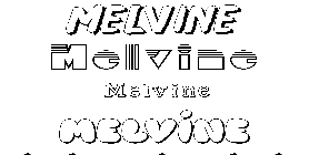 Coloriage Melvine