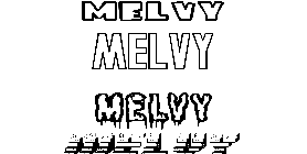 Coloriage Melvy