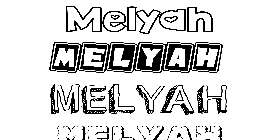 Coloriage Melyah