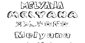 Coloriage Melyana