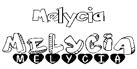 Coloriage Melycia