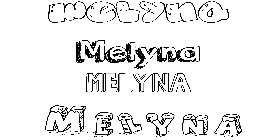 Coloriage Melyna