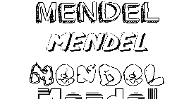 Coloriage Mendel