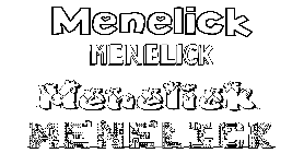 Coloriage Menelick