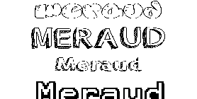 Coloriage Meraud