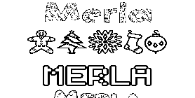 Coloriage Merla