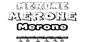 Coloriage Merone