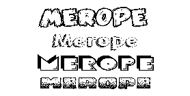 Coloriage Merope