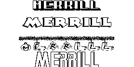 Coloriage Merrill