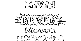 Coloriage Meven