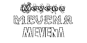 Coloriage Mevena