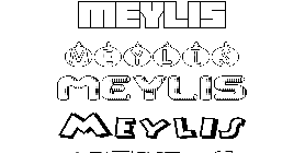 Coloriage Meylis