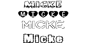 Coloriage Micke