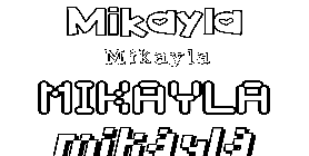 Coloriage Mikayla