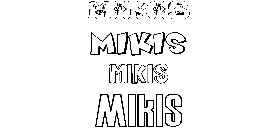 Coloriage Mikis