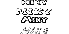 Coloriage Miky