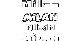 Coloriage Milan