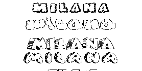 Coloriage Milana