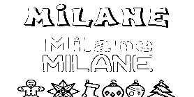 Coloriage Milane