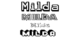 Coloriage Milda