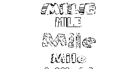 Coloriage Mile