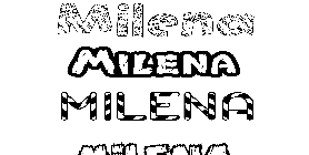 Coloriage Milena