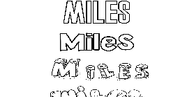 Coloriage Miles