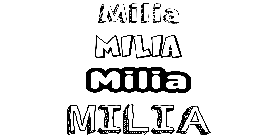 Coloriage Milia