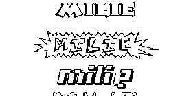 Coloriage Milie