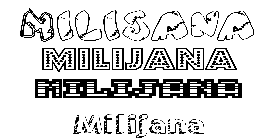 Coloriage Milijana