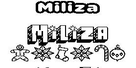 Coloriage Miliza