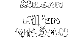 Coloriage Miljan