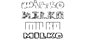 Coloriage Milko