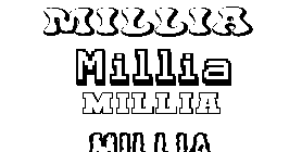 Coloriage Millia
