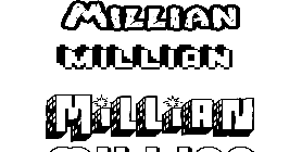 Coloriage Millian