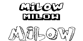 Coloriage Milow