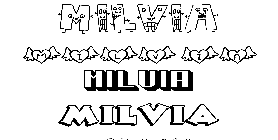 Coloriage Milvia