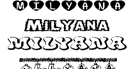 Coloriage Milyana