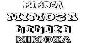 Coloriage Mimoza