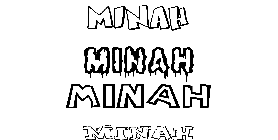 Coloriage Minah