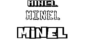 Coloriage Minel