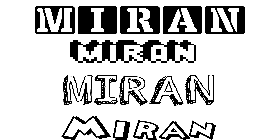 Coloriage Miran